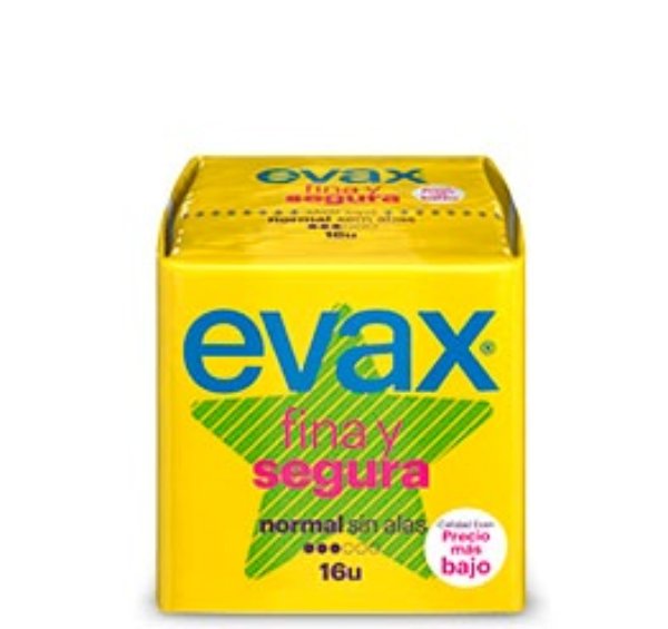 Imagem de Pensos Evax Fina & Segura Normal 16