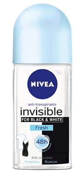 Imagem de Desodorizante Nivea Roll-On Black & White Fresh 50Ml