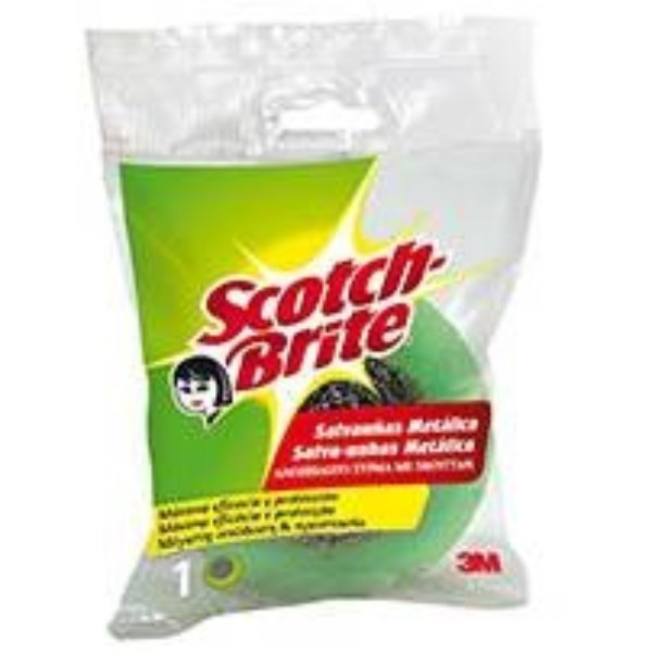 Imagem de Esfregão Scotch Brite Salva Unhas Metalico