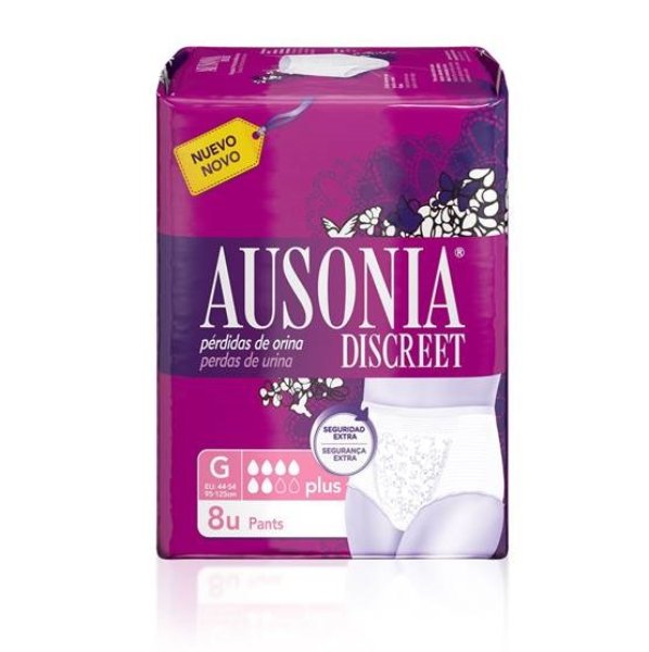 Imagem de Cueca Ausonia Discreet Grande 8 Uni