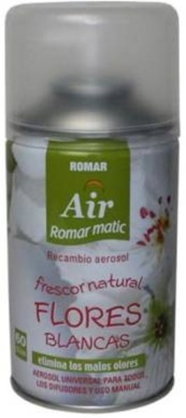 Imagem de Ambientador Romar Flores Brancas Recarga 250Ml