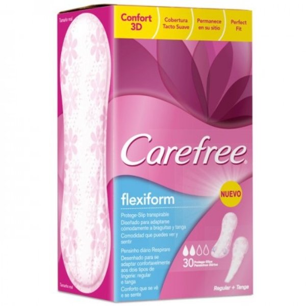 Imagem de Pensos Carefree Flexiform 30