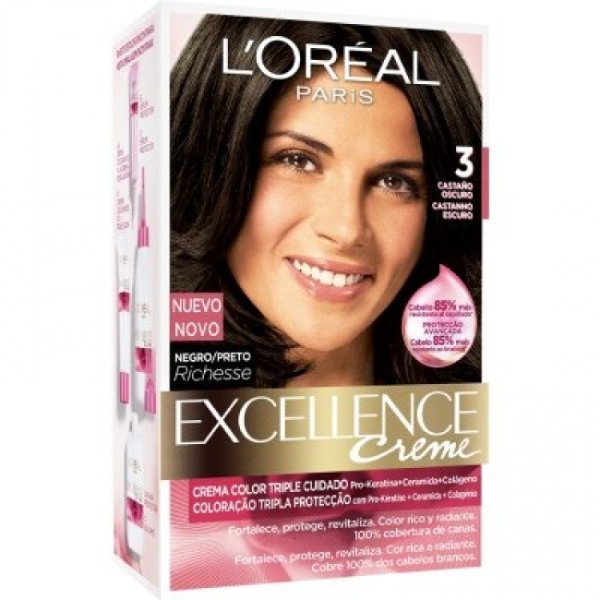 Imagem de Coloração Excellence 3 Castanho Escuro