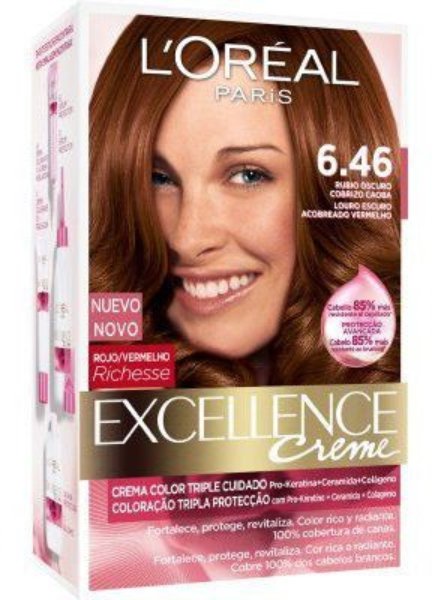 Imagem de Coloração Excellence 6.46  Louro Escuro Acobreado Vermelho