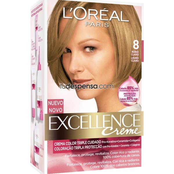 Imagem de Coloração Excellence 8 Louro 