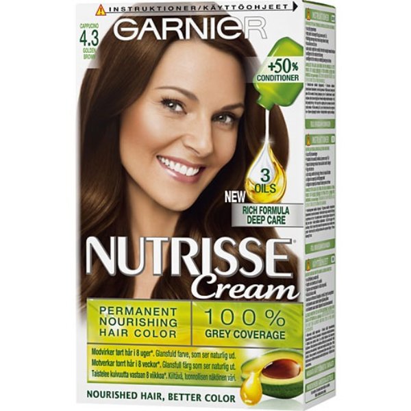 Imagem de Coloração Nutrisse Castanho Dourado 43