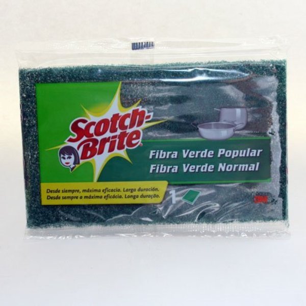 Imagem de Esfregão Scotch Brite Verde Normal 2+2