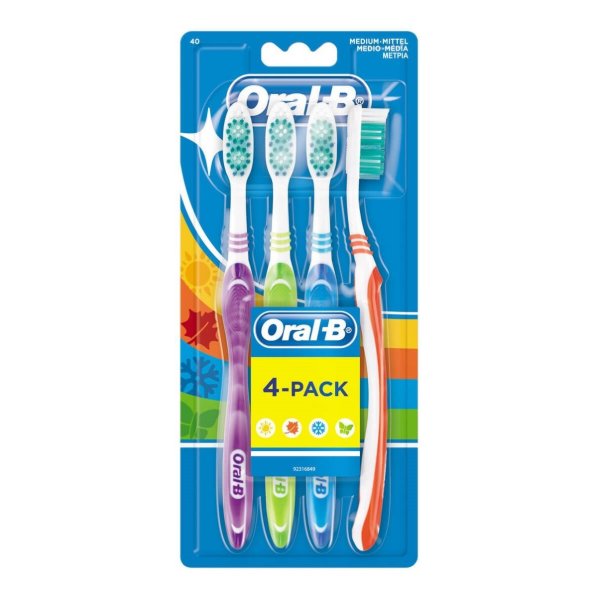 Imagem de Escova Dentrifica Oral B 123 Shiny 4Un