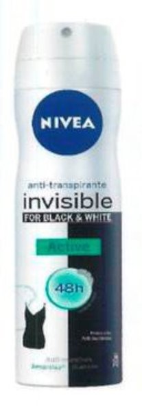 Imagem de Desodorizante Nivea Spray Black&White Active Woman 150Ml