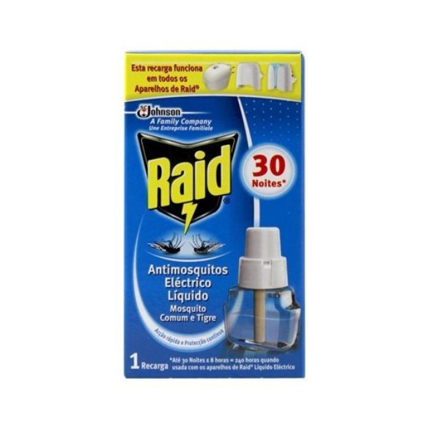 Imagem de Insecticida Eletrico Raid Recarga 30 Noites