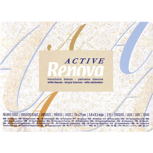 Imagem de Lencos Faciais Renova  Active Mini 46 Folhas