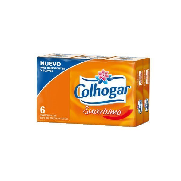 Imagem de Lencos Colhogar Brancos Pack6