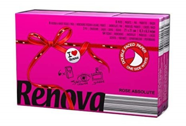 Imagem de Lencos Renova Red Lab Rosa Pack 6