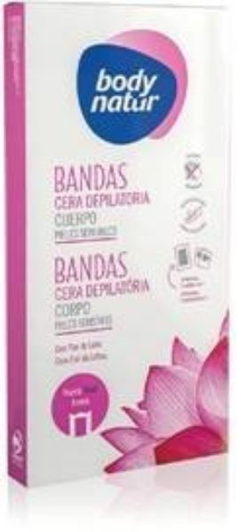 Imagem de Depilatório Body Natur Bandas Peles Sensíveis 16 Unid