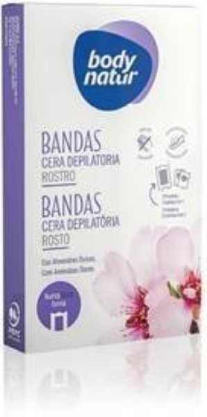 Imagem de Depilatório Body Natur Bandas Rosto C/12