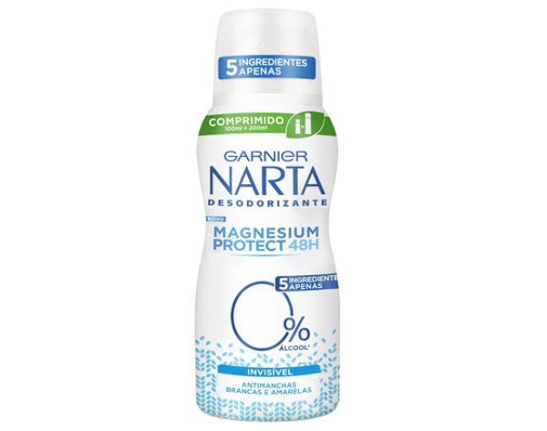 Imagem de Desodorizante Narta Spray Fem Magnesium Invisível 100Ml