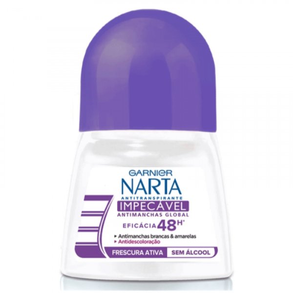 Imagem de Desodorizante Narta Roll-On Fem Impecavel Sem Manchas 50Ml