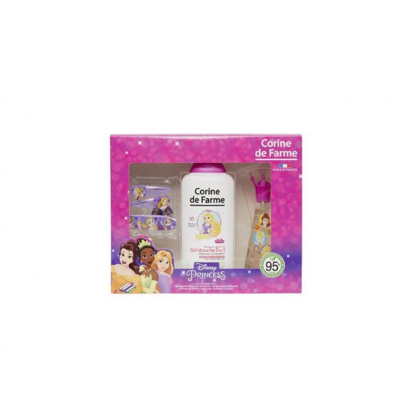 Imagem de Conjunto Princesas EDT 50ml + Gel de Banho + Ganchos e Pulseiras