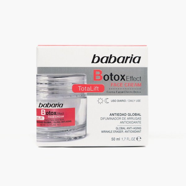 Imagem de Creme Babaria Facial Botox Effect Total Lift 50ml