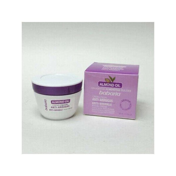 Imagem de Babaria Creme Babaria Facial Anti Rugas Amendoas 50ml