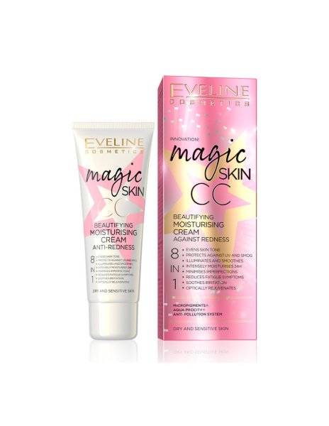 Imagem de Eveline Magic Skin Creme CC Antivermelhidão 8 em 1 50ml