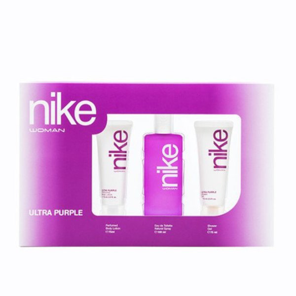 Imagem de Nike Ultra Purple Woman, Eau de Toilette 100ml + Loção Corporal 75ml + Gel de Banho 75ml