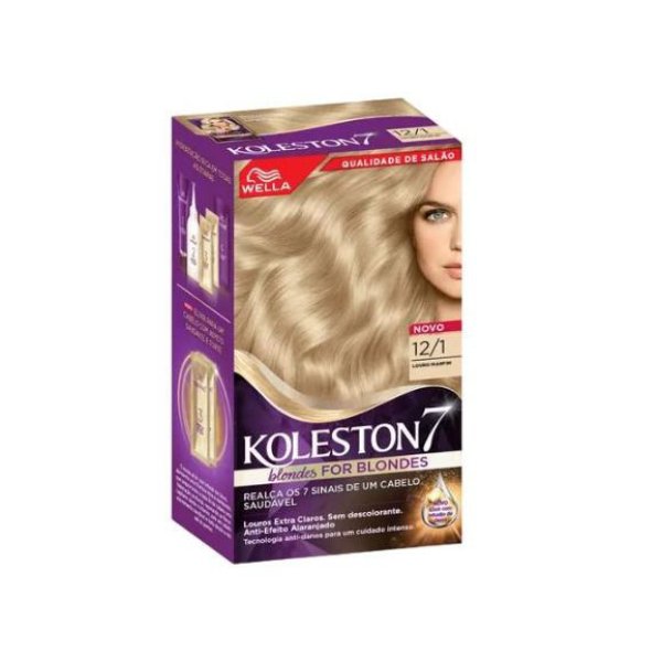 Imagem de Coloração Koleston Wella 121 Louro Marfim