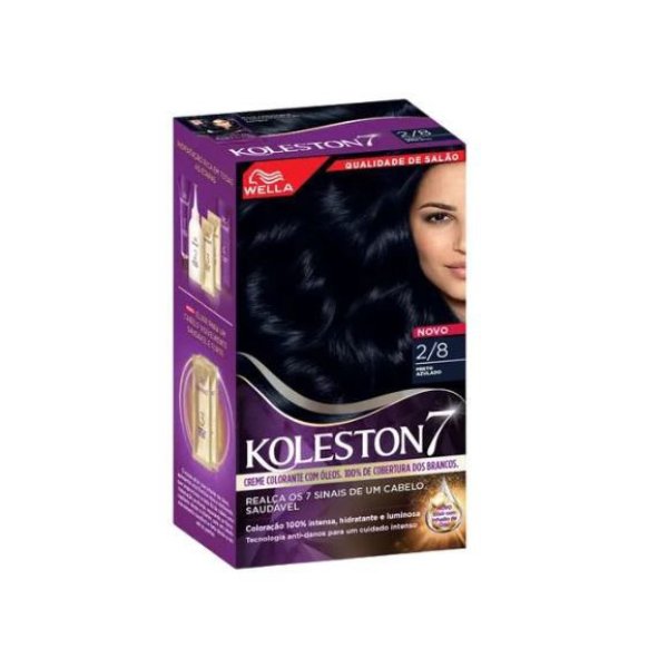 Imagem de Coloração Koleston Wella 28 Preto Azulado