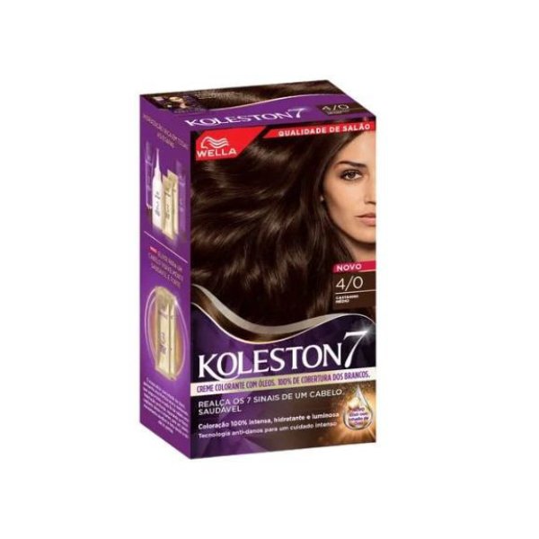 Imagem de Coloração Koleston Wella 40 Castanho Medio