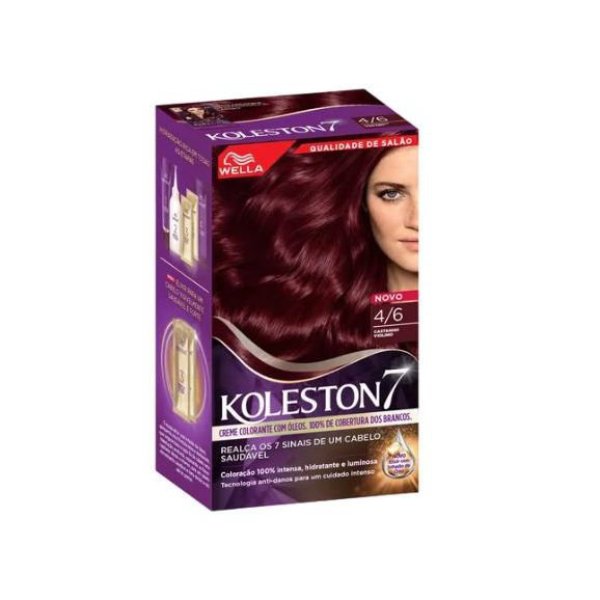 Imagem de Coloração Koleston Wella 46 Castanho Violino