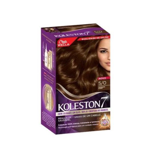Imagem de Coloração Koleston Wella 50 Castanho Claro