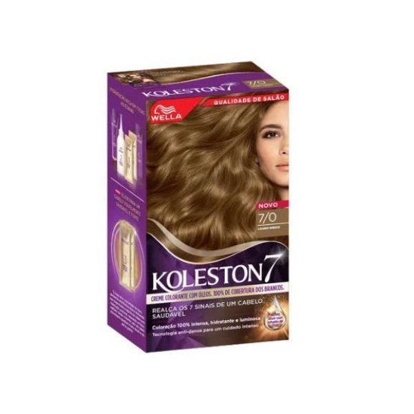 Imagem de Coloração Koleston Wella 70 Louro Medio