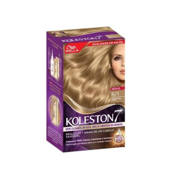 Imagem de Coloração Koleston Wella 81 Louro Cinza