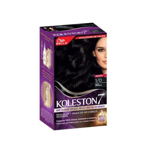 Imagem de Coloração Koleston Wella 10 Preto Profundo