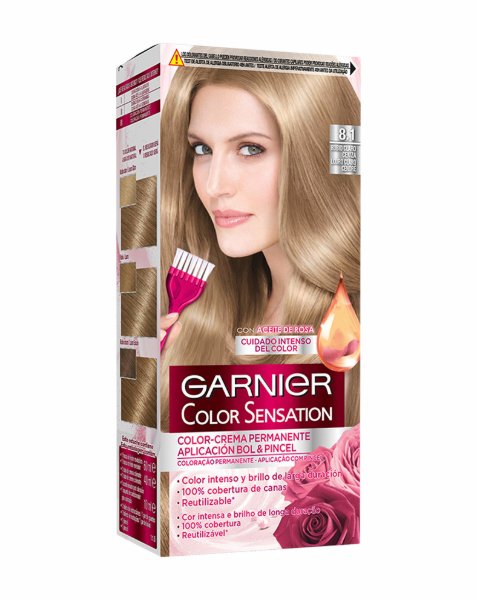 Imagem de Color Sensation Garnier 81 Louro Claro Cinza